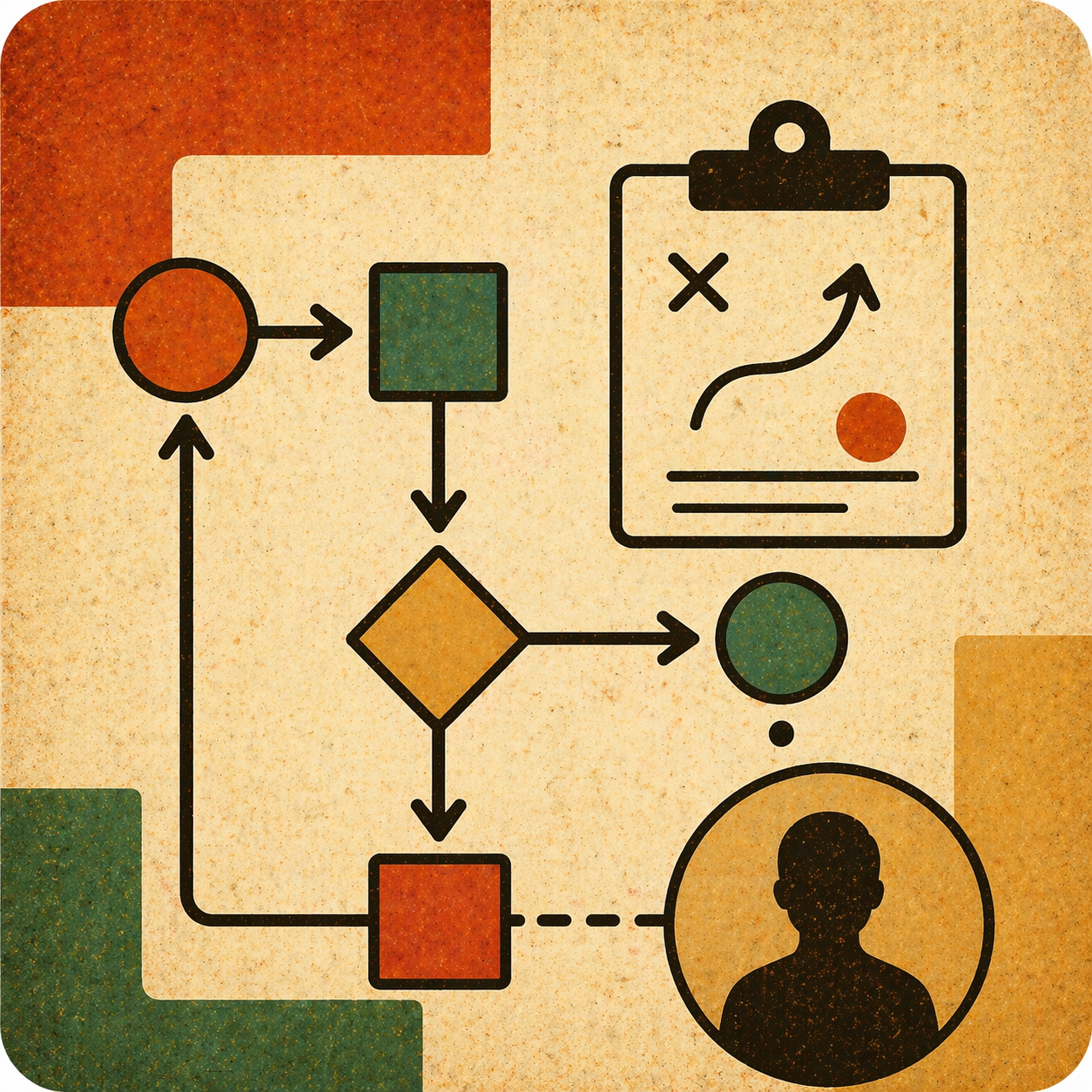 AI Workflow & Product Strategy illustration